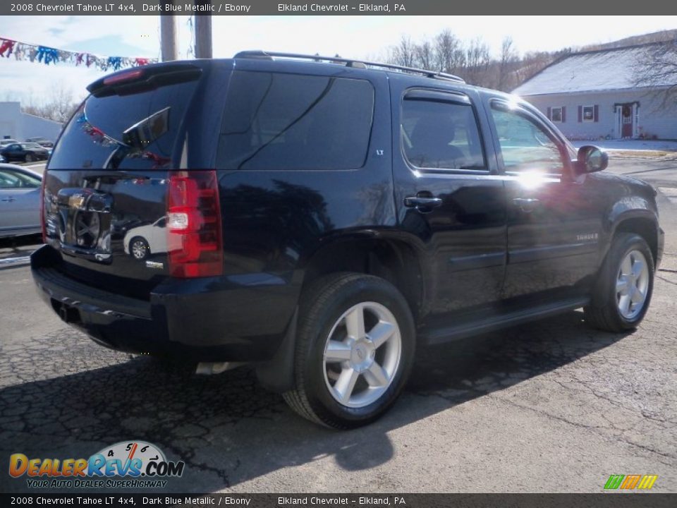 2008 Chevrolet Tahoe LT 4x4 Dark Blue Metallic / Ebony Photo #5