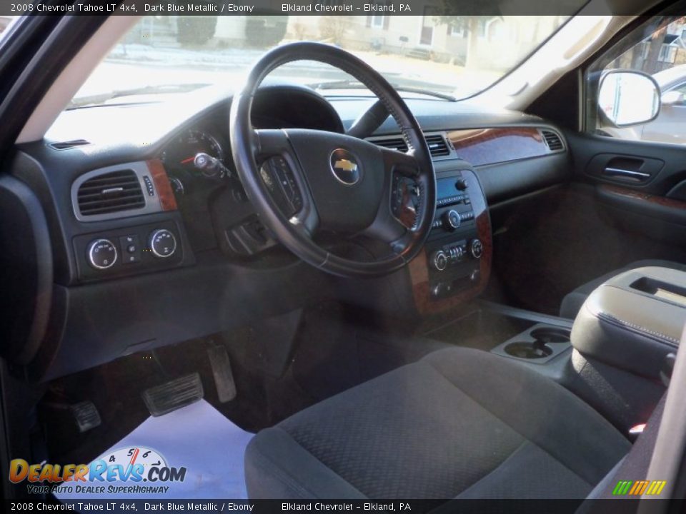 2008 Chevrolet Tahoe LT 4x4 Dark Blue Metallic / Ebony Photo #27