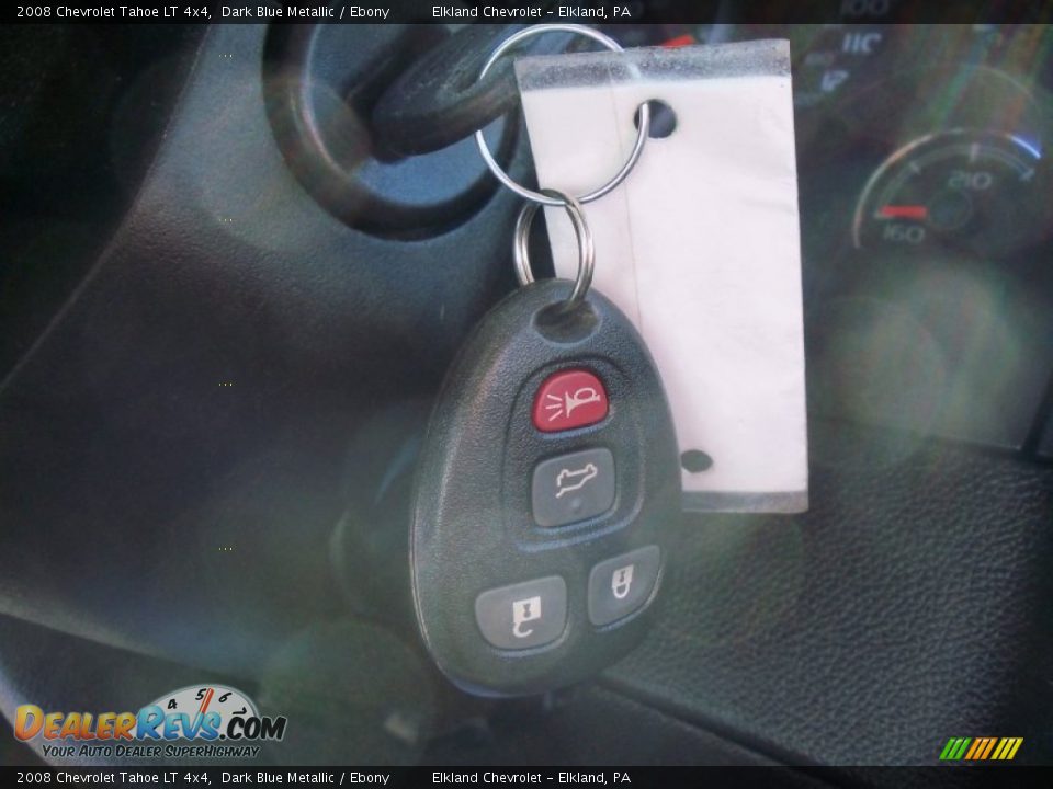 2008 Chevrolet Tahoe LT 4x4 Dark Blue Metallic / Ebony Photo #36