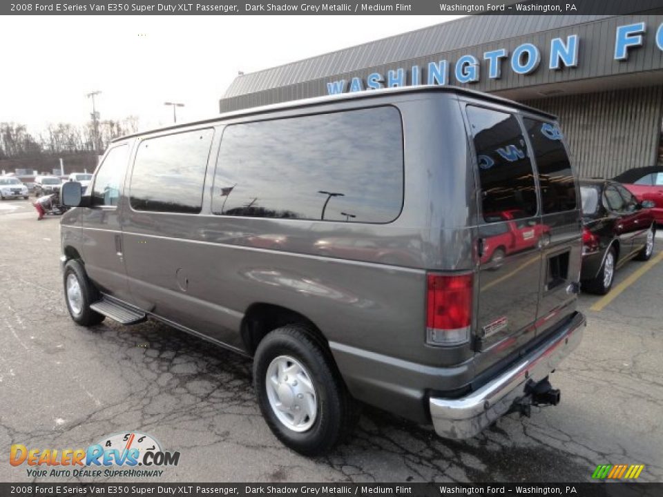 2008 Ford E Series Van E350 Super Duty XLT Passenger Dark Shadow Grey Metallic / Medium Flint Photo #2