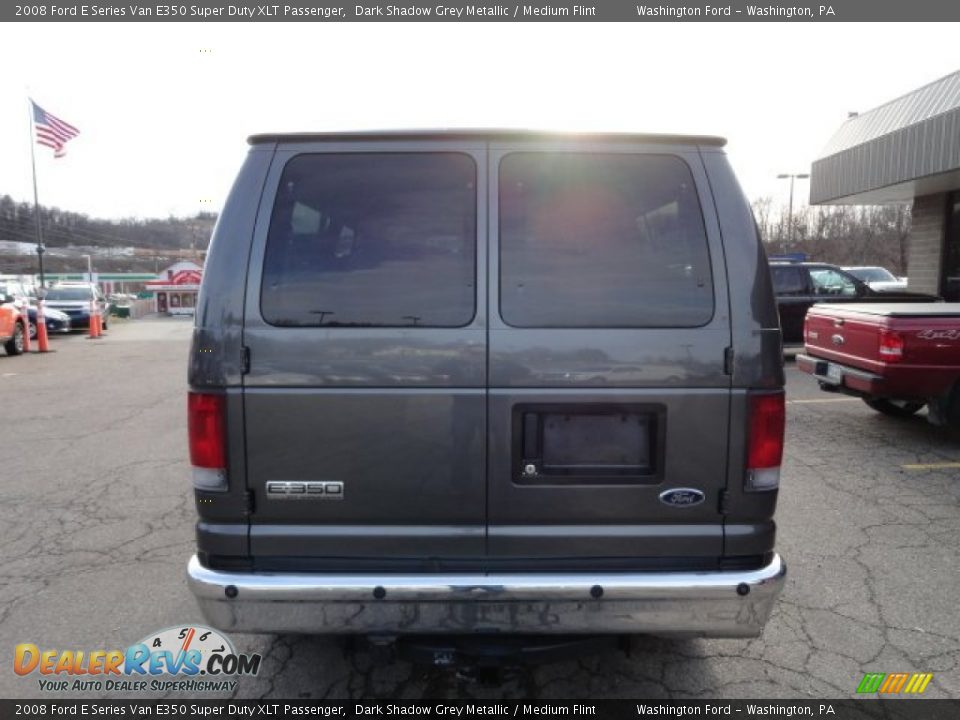 2008 Ford E Series Van E350 Super Duty XLT Passenger Dark Shadow Grey Metallic / Medium Flint Photo #3