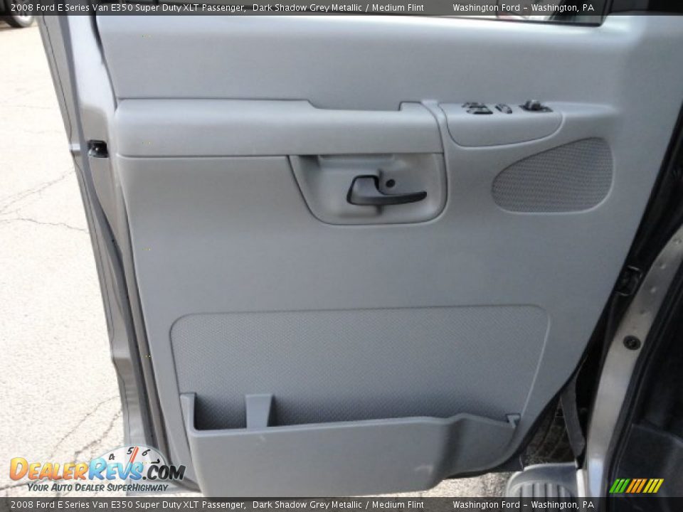 2008 Ford E Series Van E350 Super Duty XLT Passenger Dark Shadow Grey Metallic / Medium Flint Photo #13