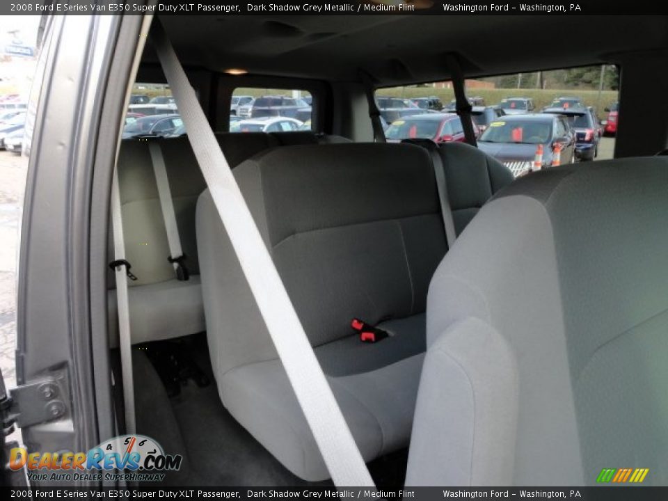 2008 Ford E Series Van E350 Super Duty XLT Passenger Dark Shadow Grey Metallic / Medium Flint Photo #19