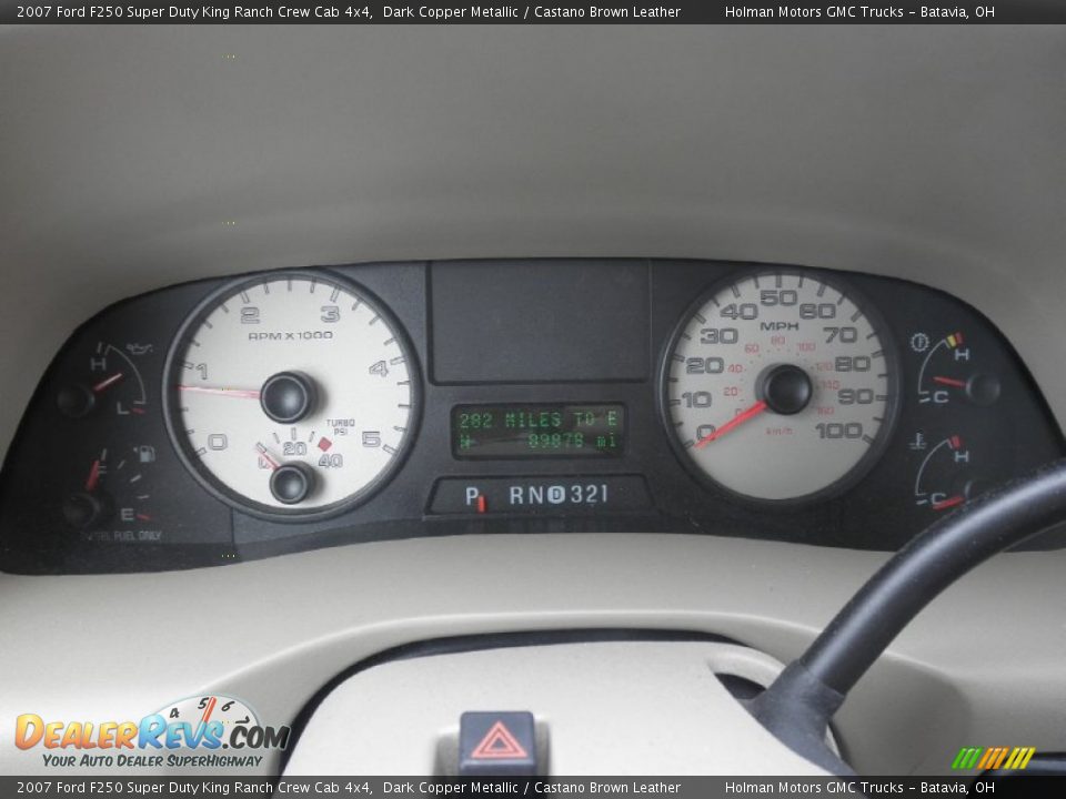 2007 Ford F250 Super Duty King Ranch Crew Cab 4x4 Gauges Photo #14