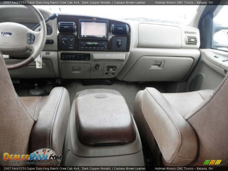 2007 Ford F250 Super Duty King Ranch Crew Cab 4x4 Dark Copper Metallic / Castano Brown Leather Photo #18