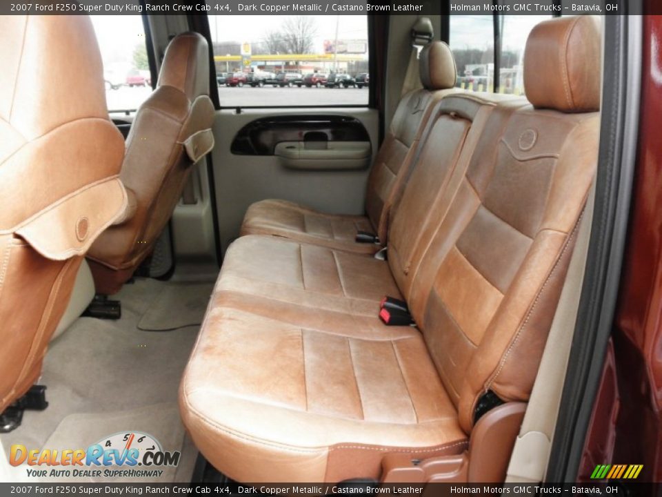 Rear Seat of 2007 Ford F250 Super Duty King Ranch Crew Cab 4x4 Photo #19