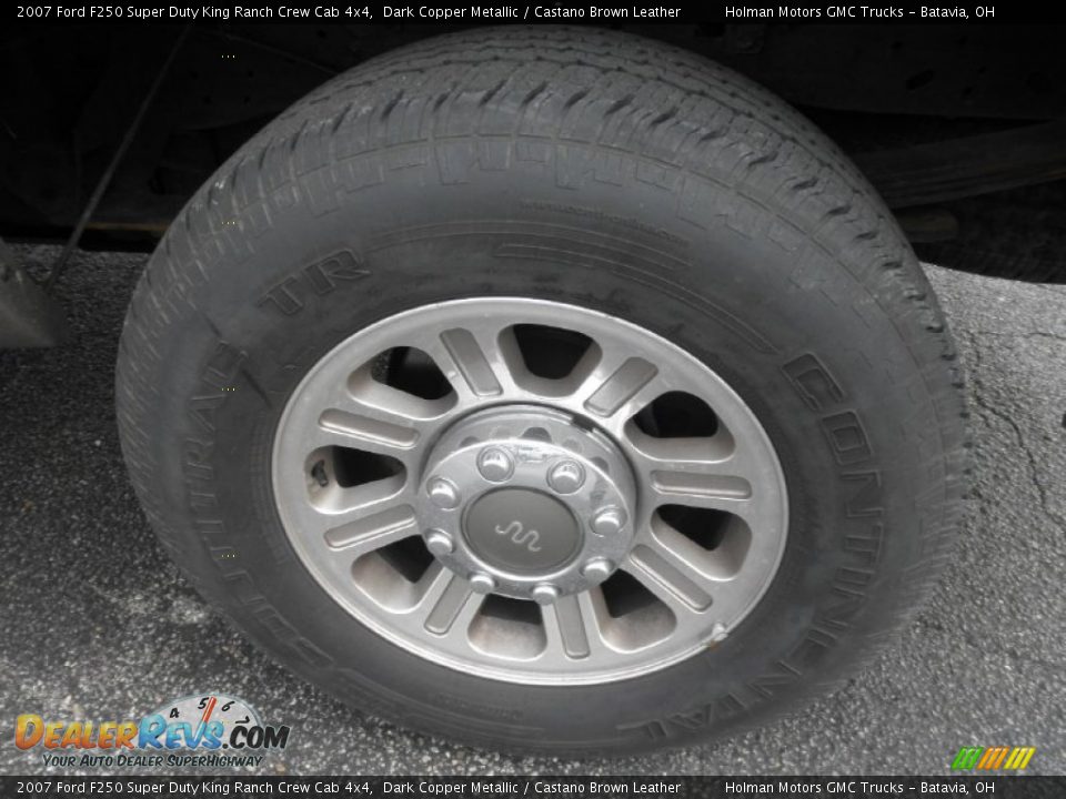 2007 Ford F250 Super Duty King Ranch Crew Cab 4x4 Dark Copper Metallic / Castano Brown Leather Photo #20