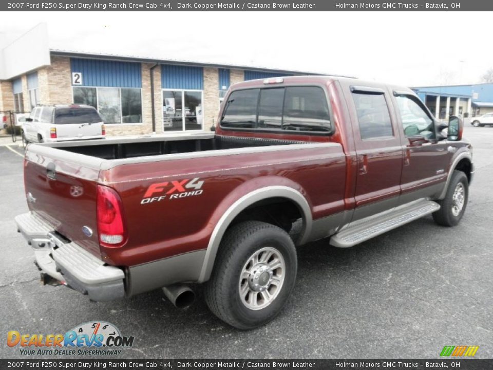 Dark Copper Metallic 2007 Ford F250 Super Duty King Ranch Crew Cab 4x4 Photo #27