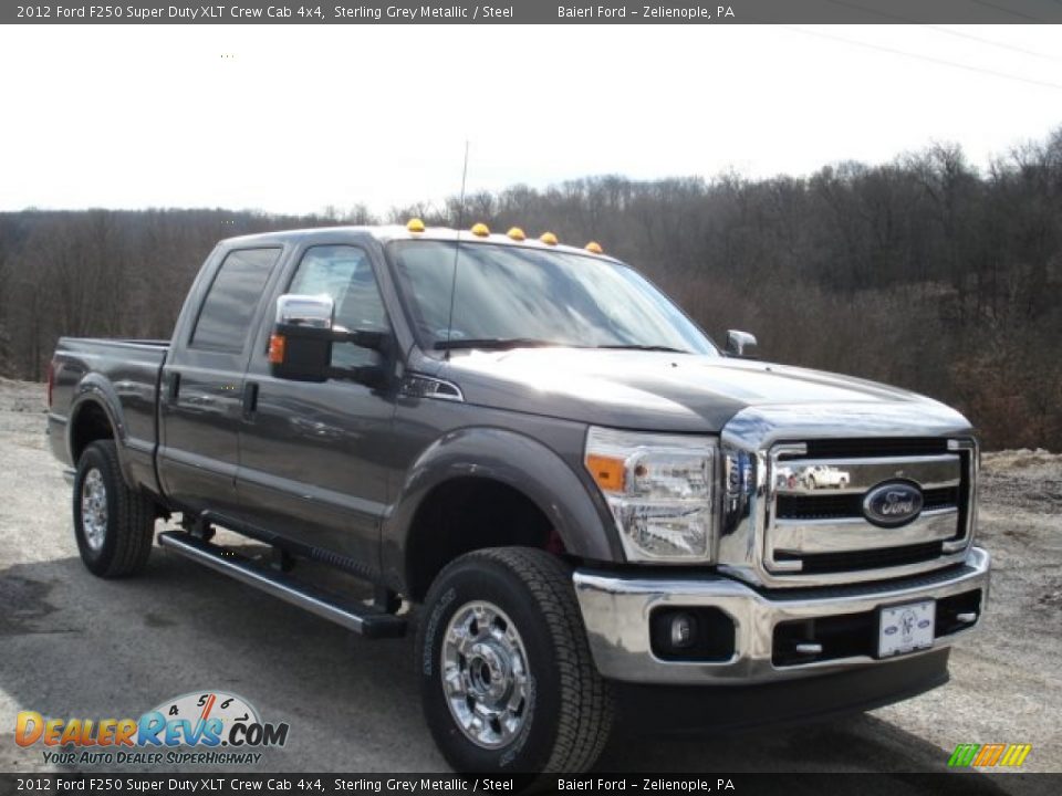 2012 Ford F250 Super Duty XLT Crew Cab 4x4 Sterling Grey Metallic / Steel Photo #2