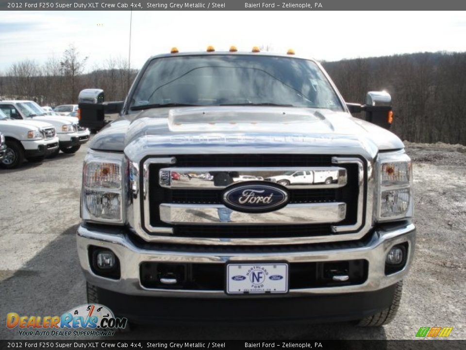 2012 Ford F250 Super Duty XLT Crew Cab 4x4 Sterling Grey Metallic / Steel Photo #3