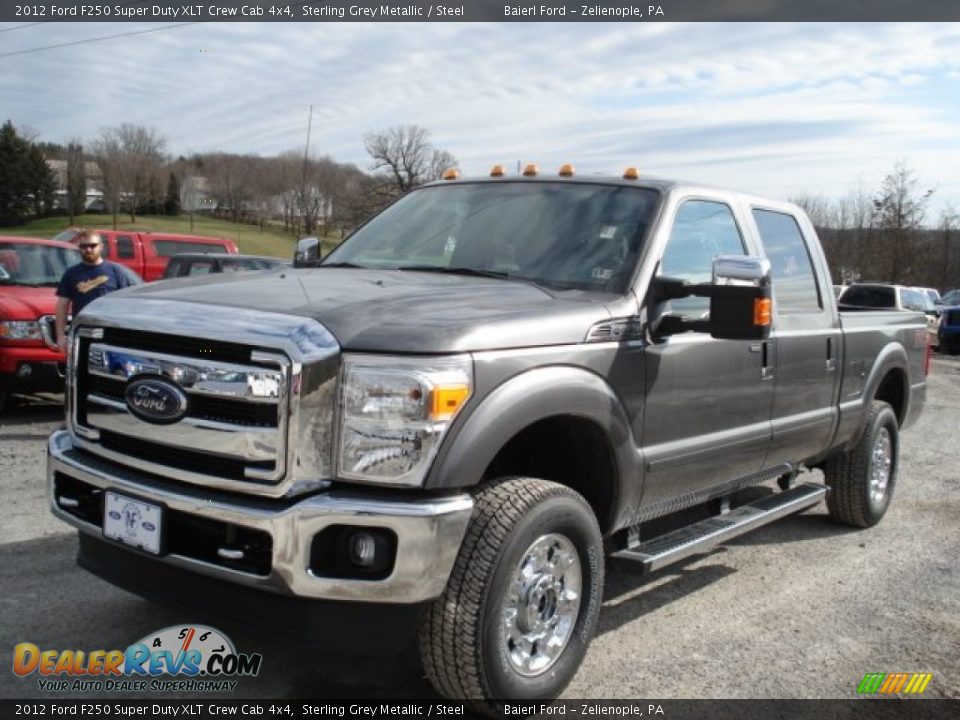 2012 Ford F250 Super Duty XLT Crew Cab 4x4 Sterling Grey Metallic / Steel Photo #4