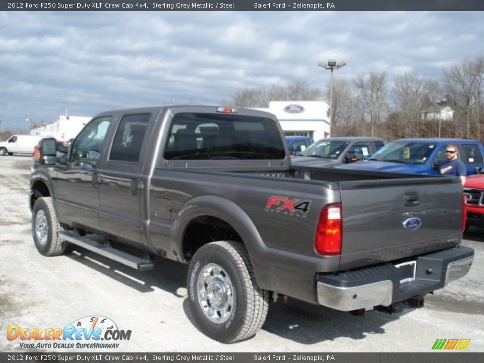 2012 Ford F250 Super Duty XLT Crew Cab 4x4 Sterling Grey Metallic / Steel Photo #6