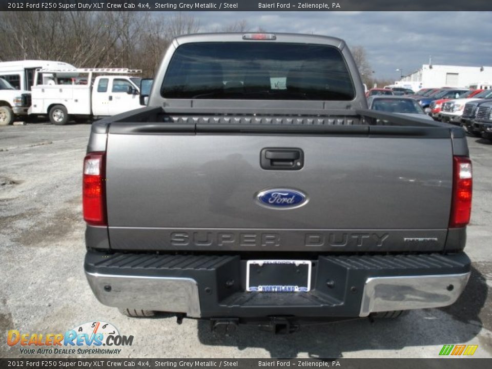 2012 Ford F250 Super Duty XLT Crew Cab 4x4 Sterling Grey Metallic / Steel Photo #7