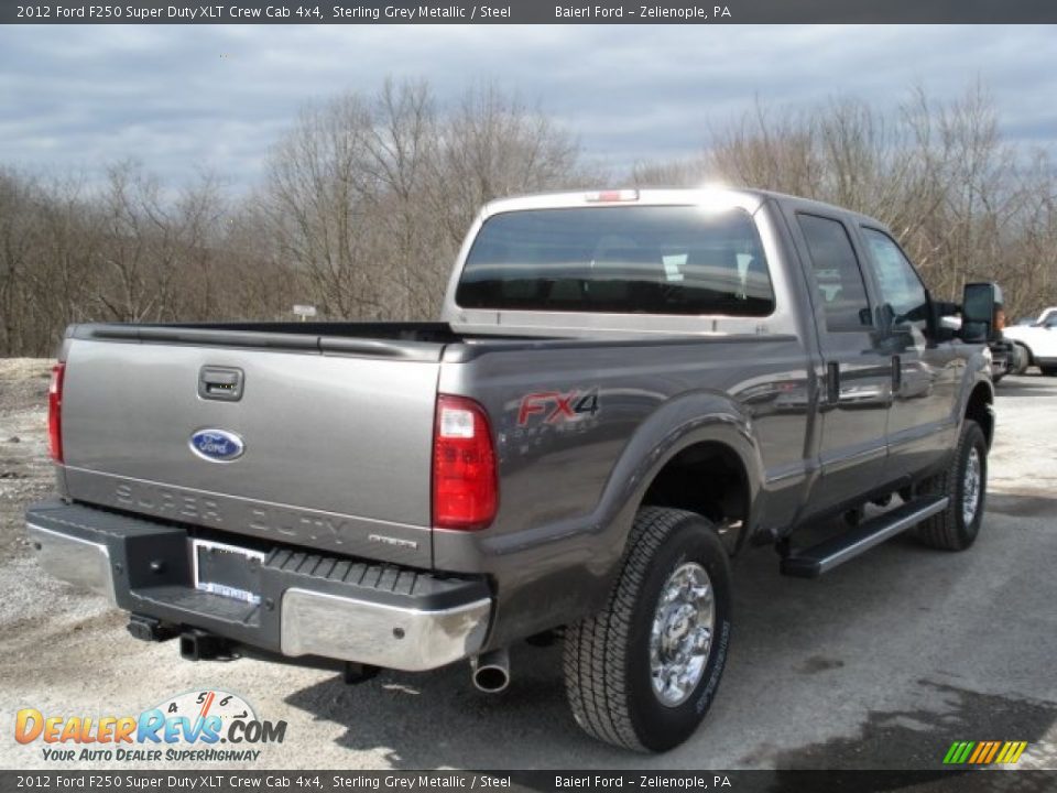 2012 Ford F250 Super Duty XLT Crew Cab 4x4 Sterling Grey Metallic / Steel Photo #8