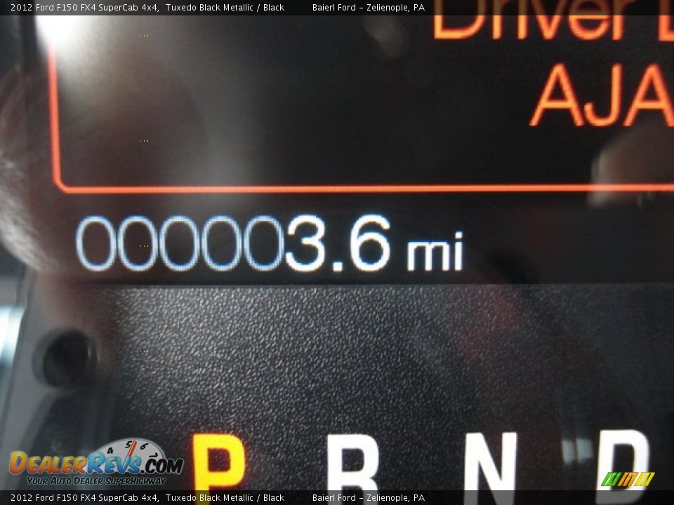 2012 Ford F150 FX4 SuperCab 4x4 Tuxedo Black Metallic / Black Photo #19