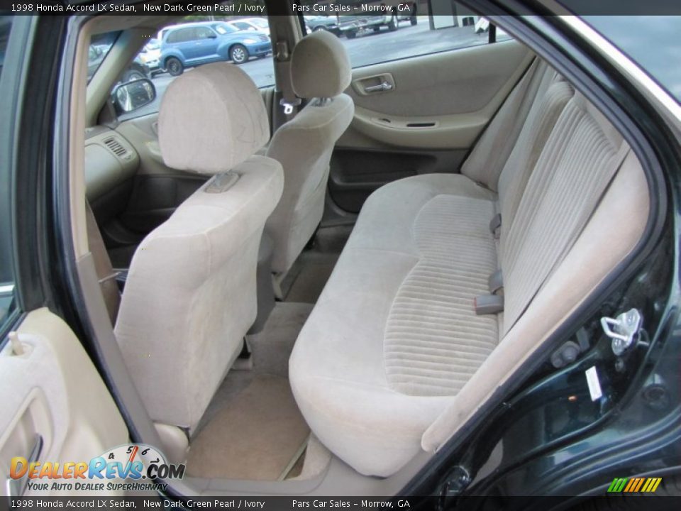 1998 Honda Accord LX Sedan New Dark Green Pearl / Ivory Photo #8