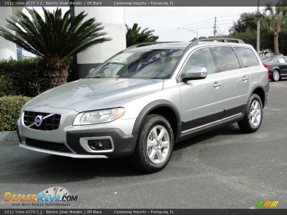 2012 Volvo XC70 3.2 Electric Silver Metallic / Off Black Photo #5