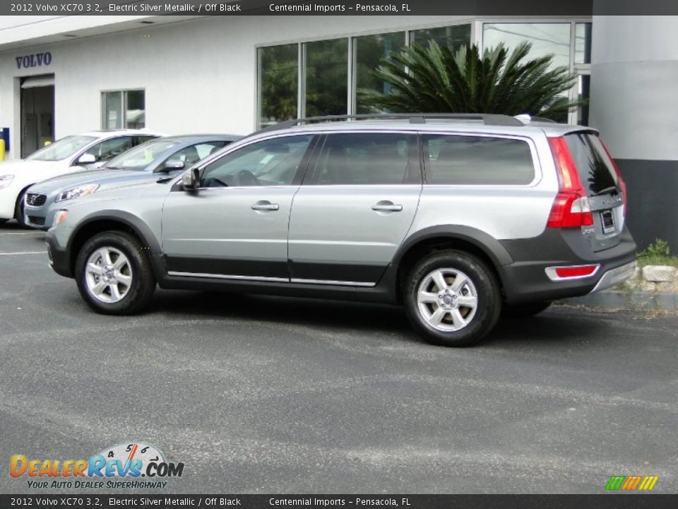 2012 Volvo XC70 3.2 Electric Silver Metallic / Off Black Photo #7