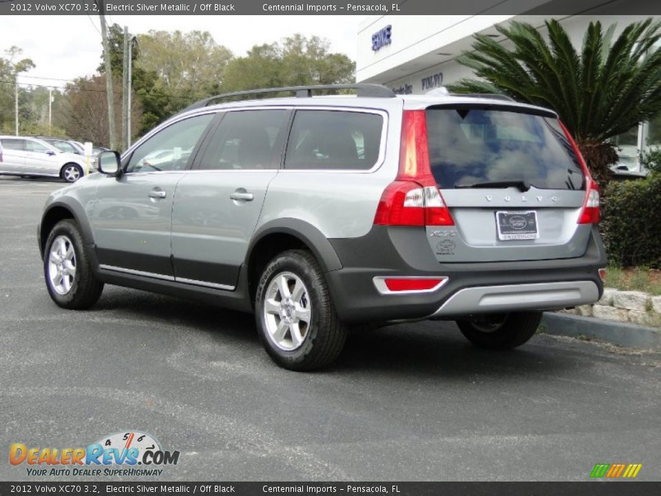 2012 Volvo XC70 3.2 Electric Silver Metallic / Off Black Photo #8
