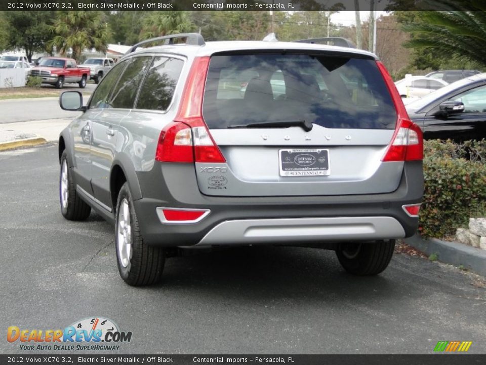 2012 Volvo XC70 3.2 Electric Silver Metallic / Off Black Photo #9