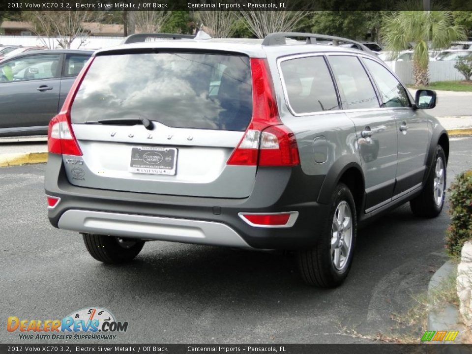 2012 Volvo XC70 3.2 Electric Silver Metallic / Off Black Photo #10
