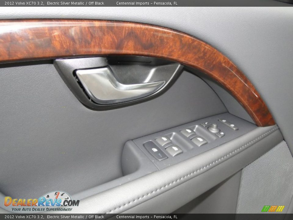 2012 Volvo XC70 3.2 Electric Silver Metallic / Off Black Photo #14