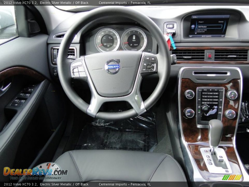 2012 Volvo XC70 3.2 Electric Silver Metallic / Off Black Photo #15