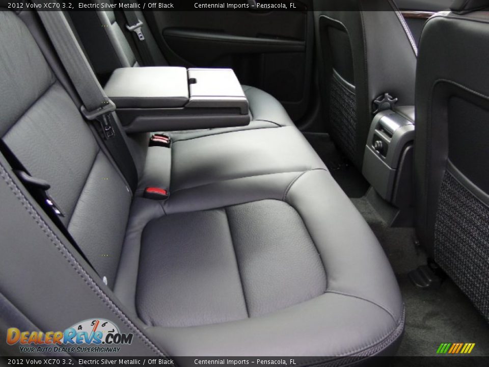 2012 Volvo XC70 3.2 Electric Silver Metallic / Off Black Photo #19