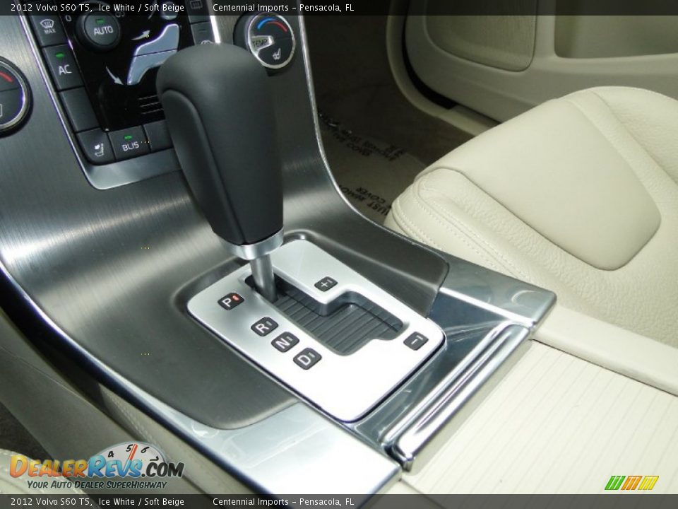 2012 Volvo S60 T5 Ice White / Soft Beige Photo #19
