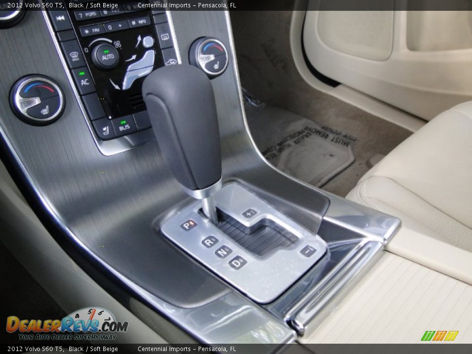2012 Volvo S60 T5 Black / Soft Beige Photo #18