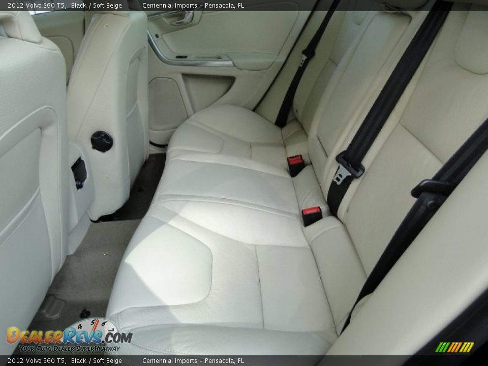 2012 Volvo S60 T5 Black / Soft Beige Photo #23