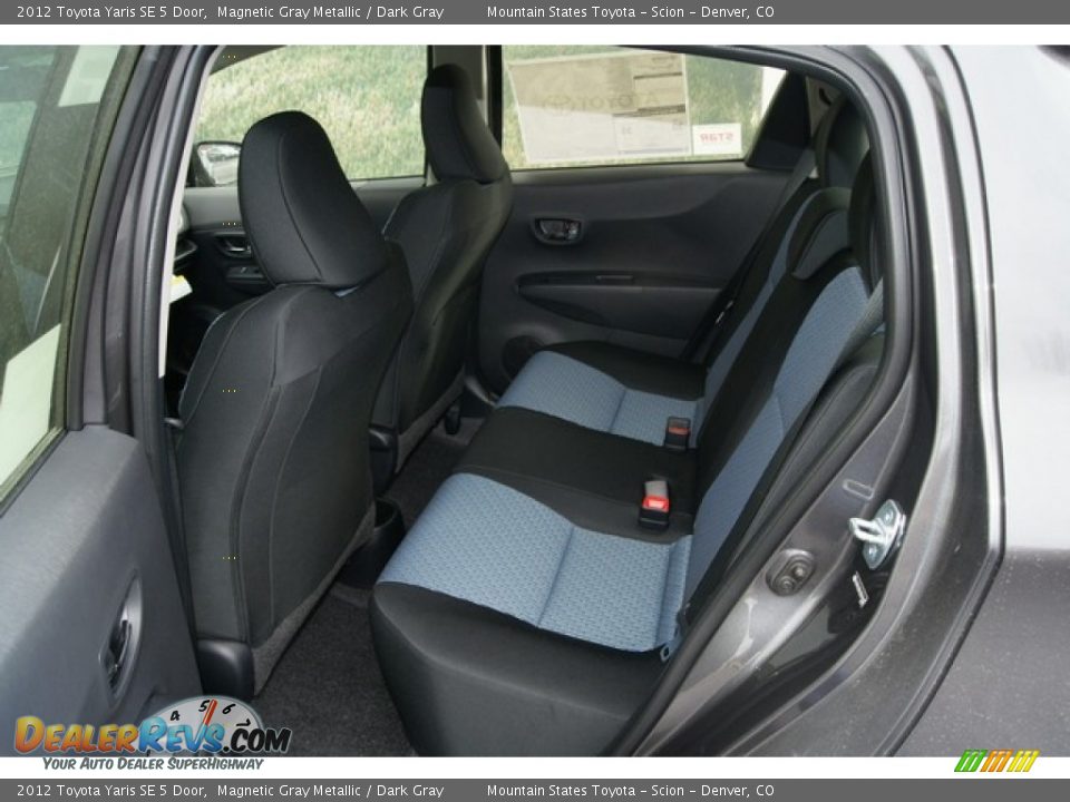 2012 Toyota Yaris SE 5 Door Magnetic Gray Metallic / Dark Gray Photo #8