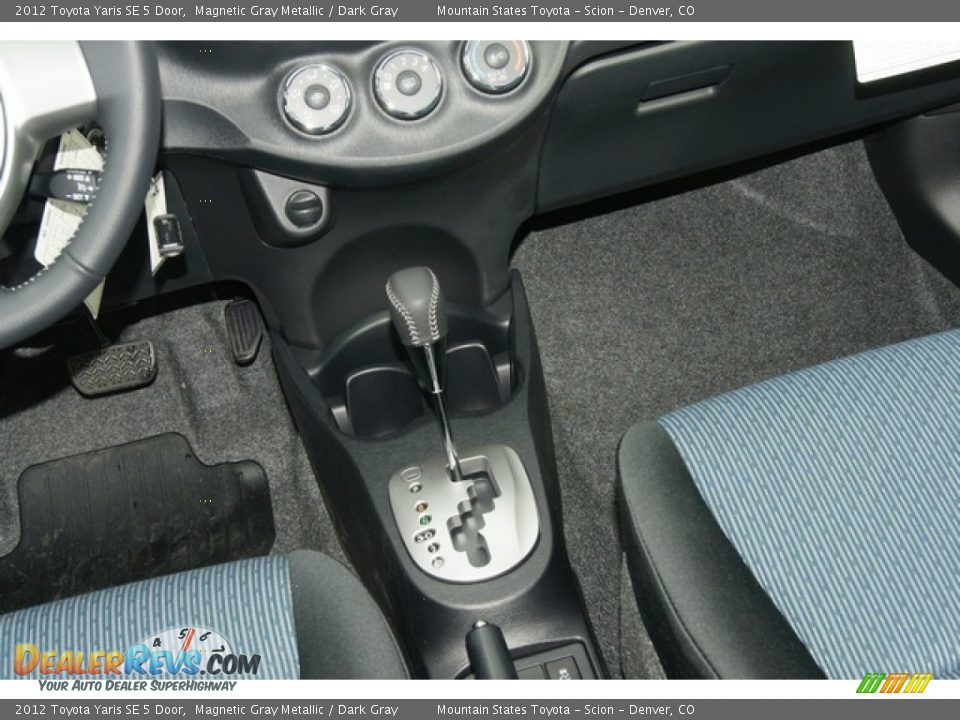 2012 Toyota Yaris SE 5 Door Magnetic Gray Metallic / Dark Gray Photo #14