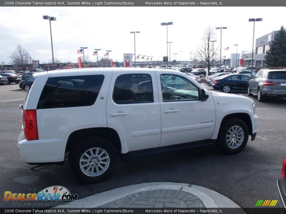 2008 Chevrolet Tahoe Hybrid 4x4 Summit White / Light Cashmere/Ebony Photo #5