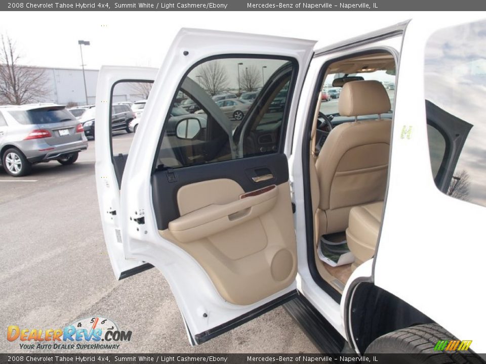 2008 Chevrolet Tahoe Hybrid 4x4 Summit White / Light Cashmere/Ebony Photo #9
