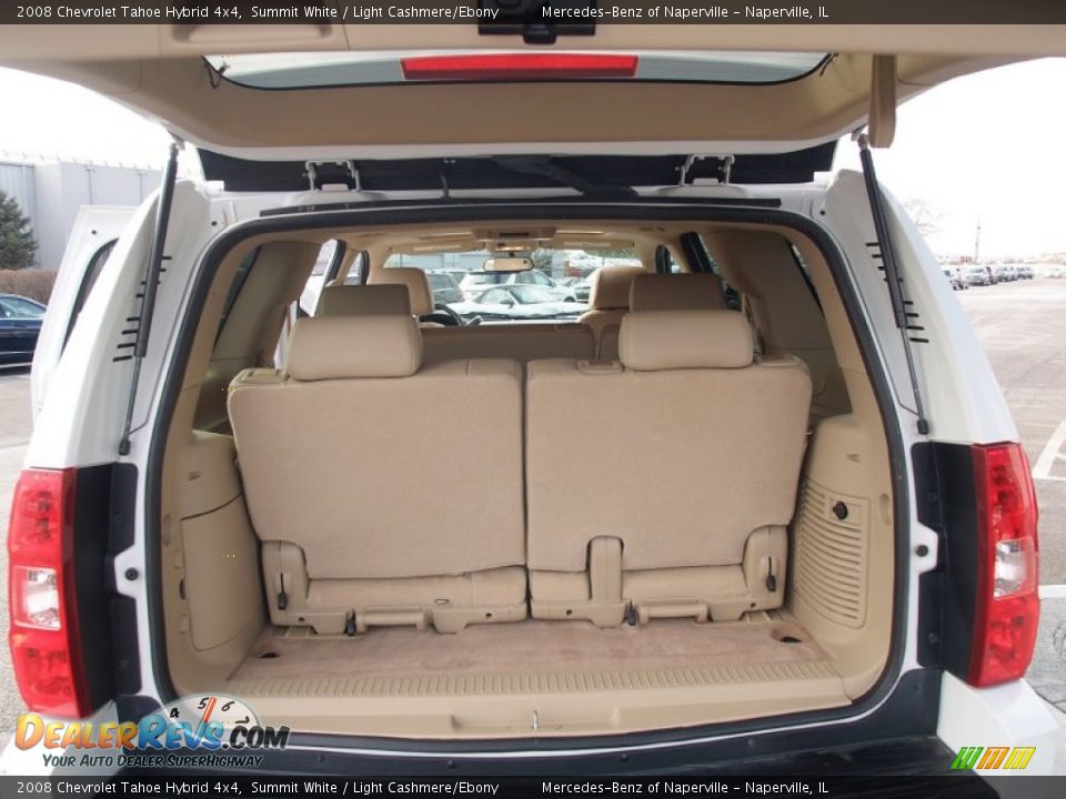 2008 Chevrolet Tahoe Hybrid 4x4 Summit White / Light Cashmere/Ebony Photo #10