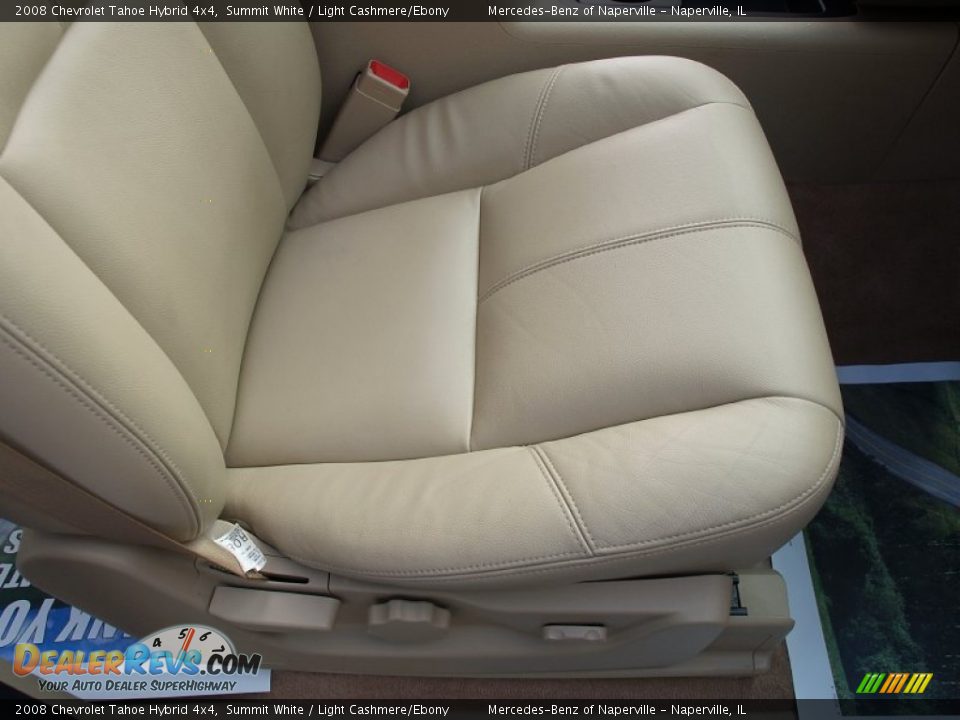 2008 Chevrolet Tahoe Hybrid 4x4 Summit White / Light Cashmere/Ebony Photo #14