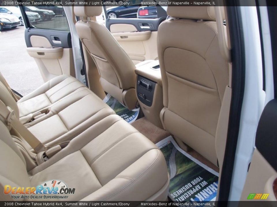 2008 Chevrolet Tahoe Hybrid 4x4 Summit White / Light Cashmere/Ebony Photo #15
