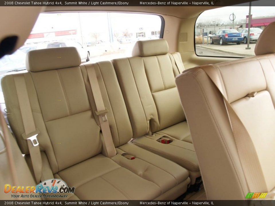 2008 Chevrolet Tahoe Hybrid 4x4 Summit White / Light Cashmere/Ebony Photo #16
