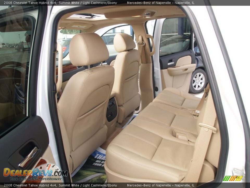 2008 Chevrolet Tahoe Hybrid 4x4 Summit White / Light Cashmere/Ebony Photo #17