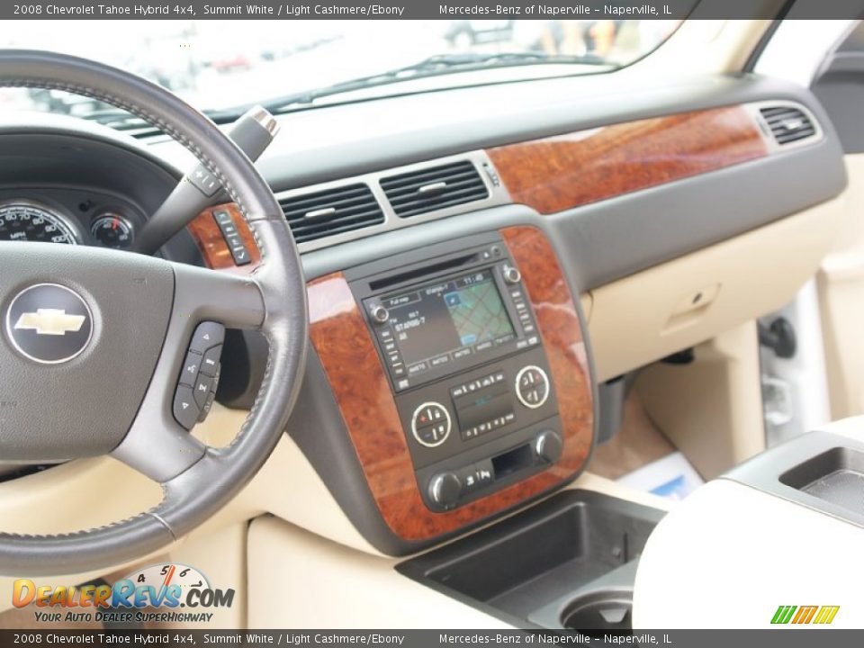 2008 Chevrolet Tahoe Hybrid 4x4 Summit White / Light Cashmere/Ebony Photo #22