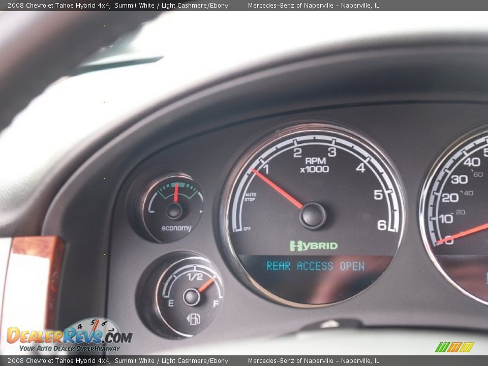 2008 Chevrolet Tahoe Hybrid 4x4 Summit White / Light Cashmere/Ebony Photo #27