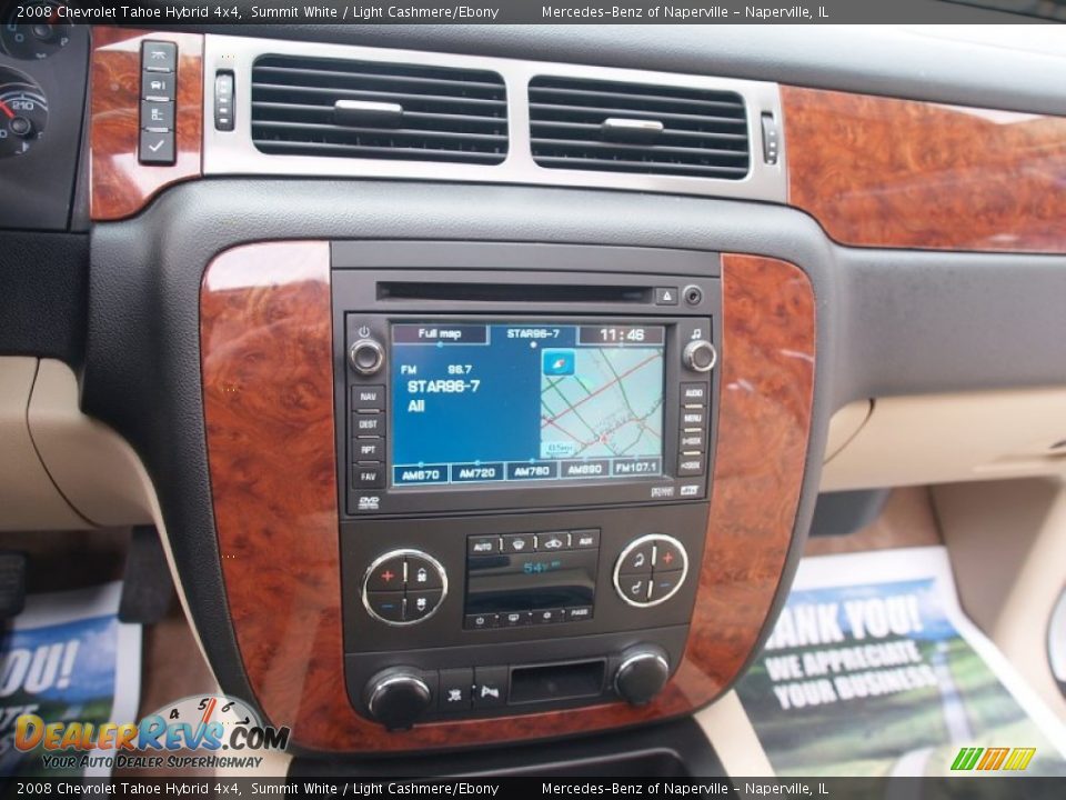 2008 Chevrolet Tahoe Hybrid 4x4 Summit White / Light Cashmere/Ebony Photo #29