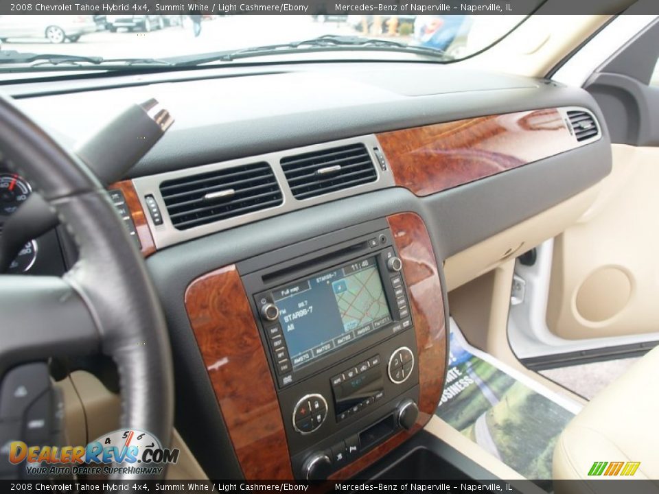 2008 Chevrolet Tahoe Hybrid 4x4 Summit White / Light Cashmere/Ebony Photo #30