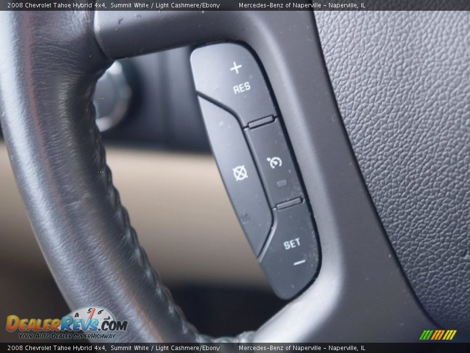2008 Chevrolet Tahoe Hybrid 4x4 Summit White / Light Cashmere/Ebony Photo #31