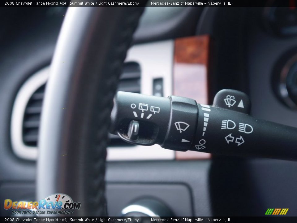 2008 Chevrolet Tahoe Hybrid 4x4 Summit White / Light Cashmere/Ebony Photo #33