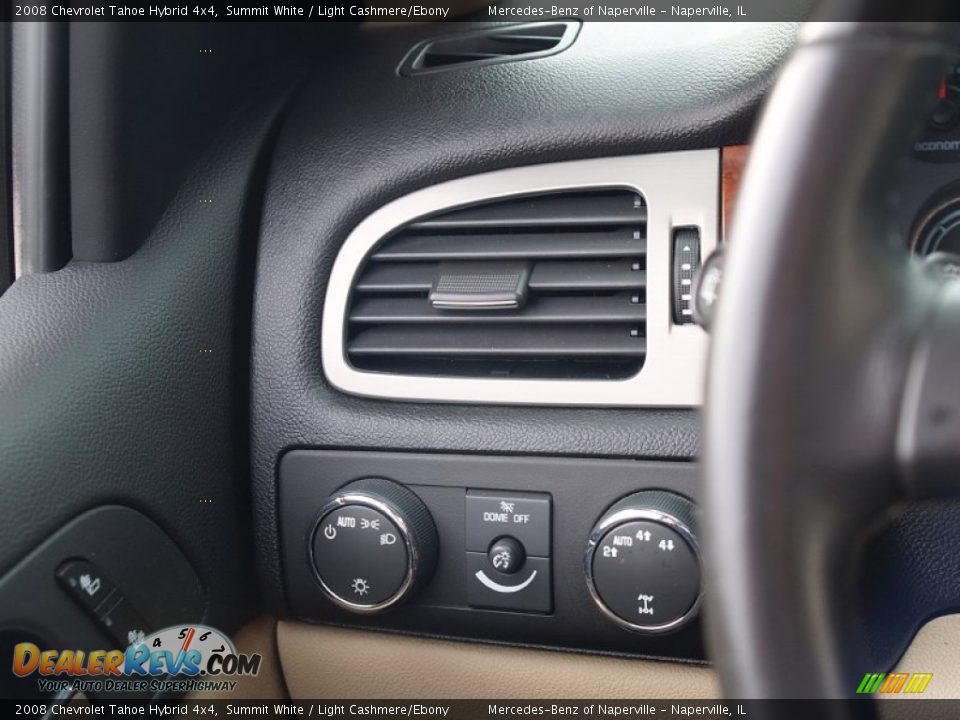 2008 Chevrolet Tahoe Hybrid 4x4 Summit White / Light Cashmere/Ebony Photo #34