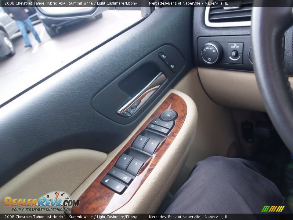 2008 Chevrolet Tahoe Hybrid 4x4 Summit White / Light Cashmere/Ebony Photo #35