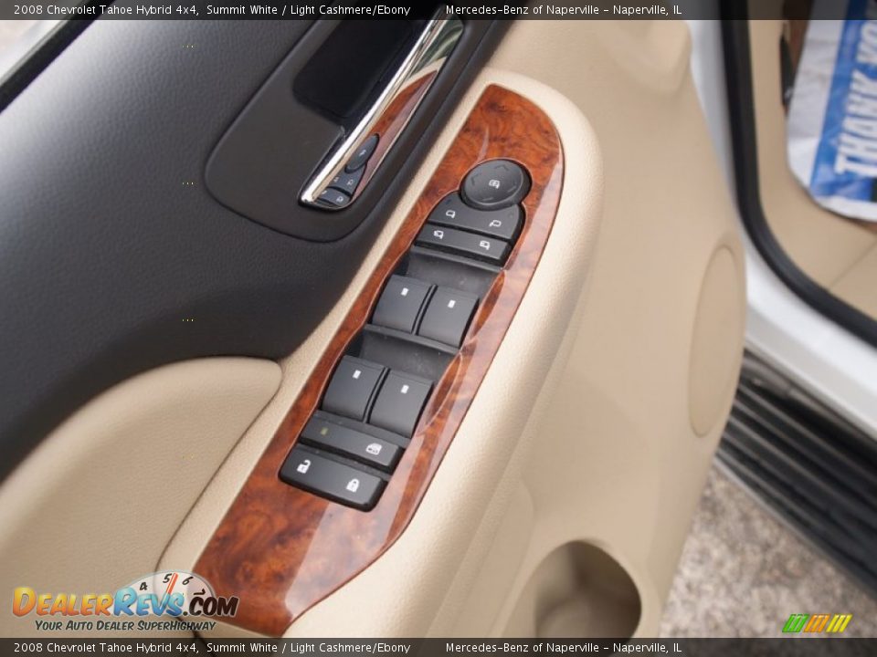 2008 Chevrolet Tahoe Hybrid 4x4 Summit White / Light Cashmere/Ebony Photo #36