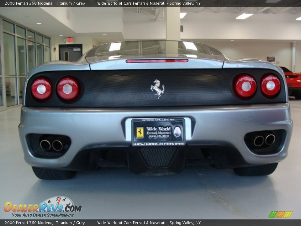 2000 Ferrari 360 Modena Titanium / Grey Photo #6